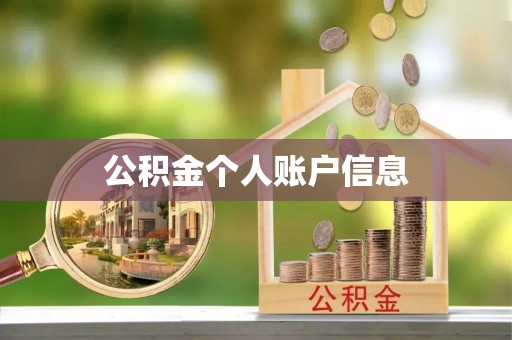 岑溪公积金个人账户信息
