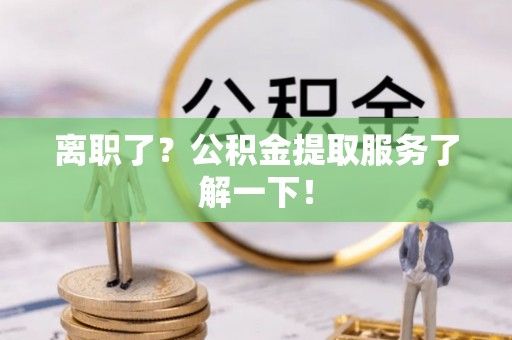 岑溪离职了？公积金提取服务了解一下！